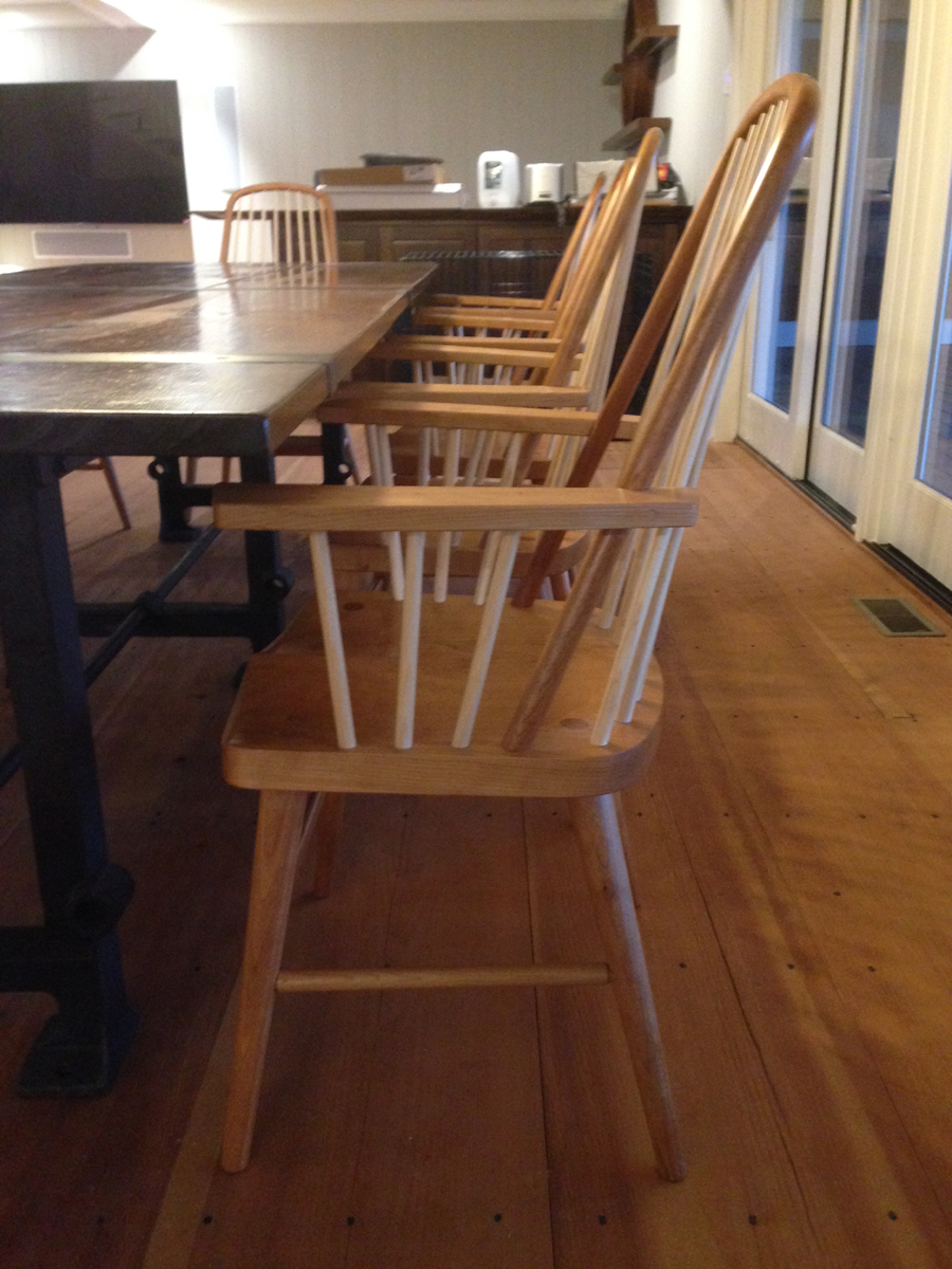 Contemporary Windsor Chairs with Variation Windsor Arm 2