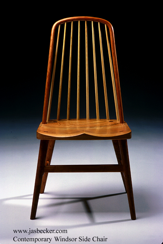 Front View Contemporary Windsor Chair