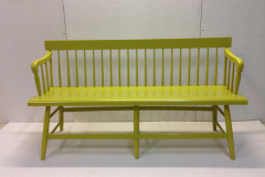 Charteuse Shaker Meetinghouse Bench Front