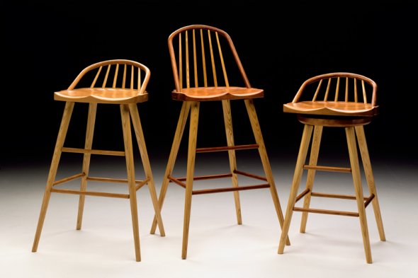 contemporary-windsor-stools-by-becker